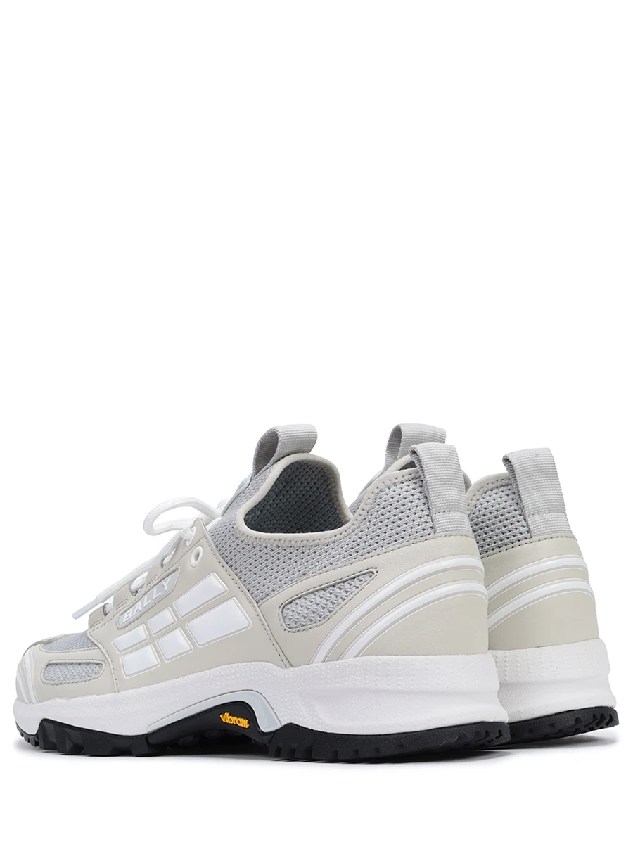 Кроссовки комбинированные BALLY MSK0DD TE037 U002 E Кремовый  Фото 4