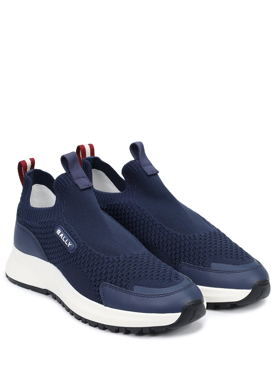 Кроссовки текстильные BALLY MSK09V TE033 U505 E Синий  Фото 2