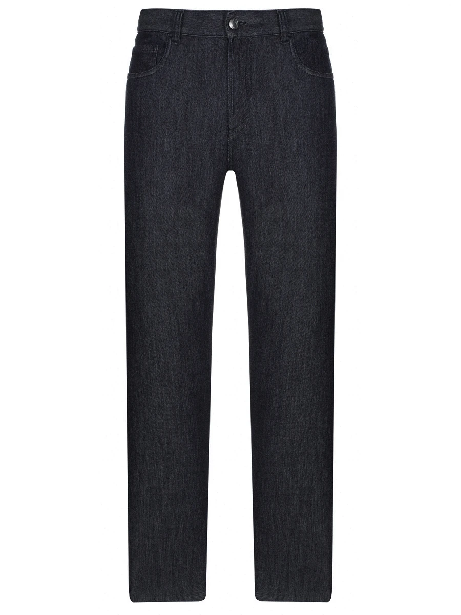 Джинсы Regular Fit из хлопка и лиоцелла CANALI PX01198/91719/301 Темно- Синий 