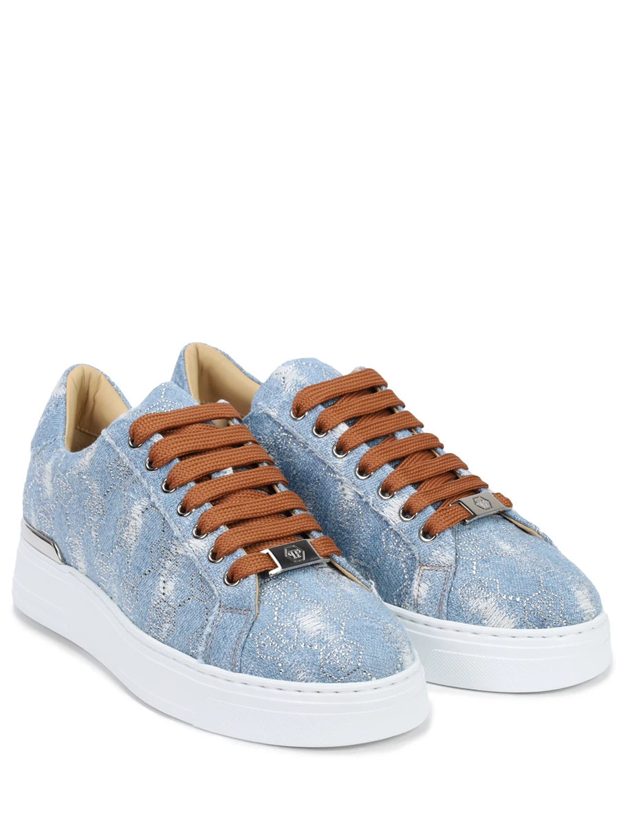 Кеды джинсовые PHILIPP PLEIN WSC2768/08 Деним  Фото 2