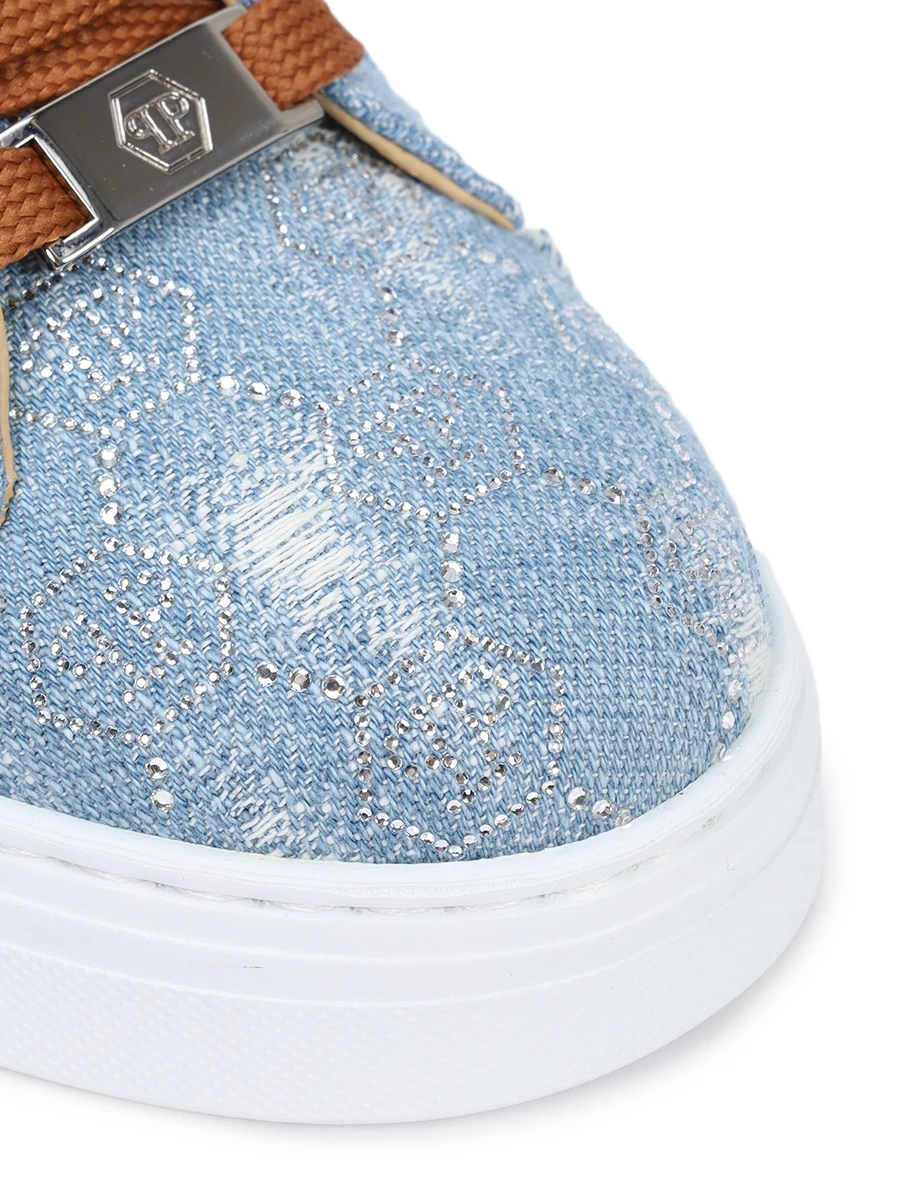 Кеды джинсовые PHILIPP PLEIN WSC2768/08 Деним  Фото 5