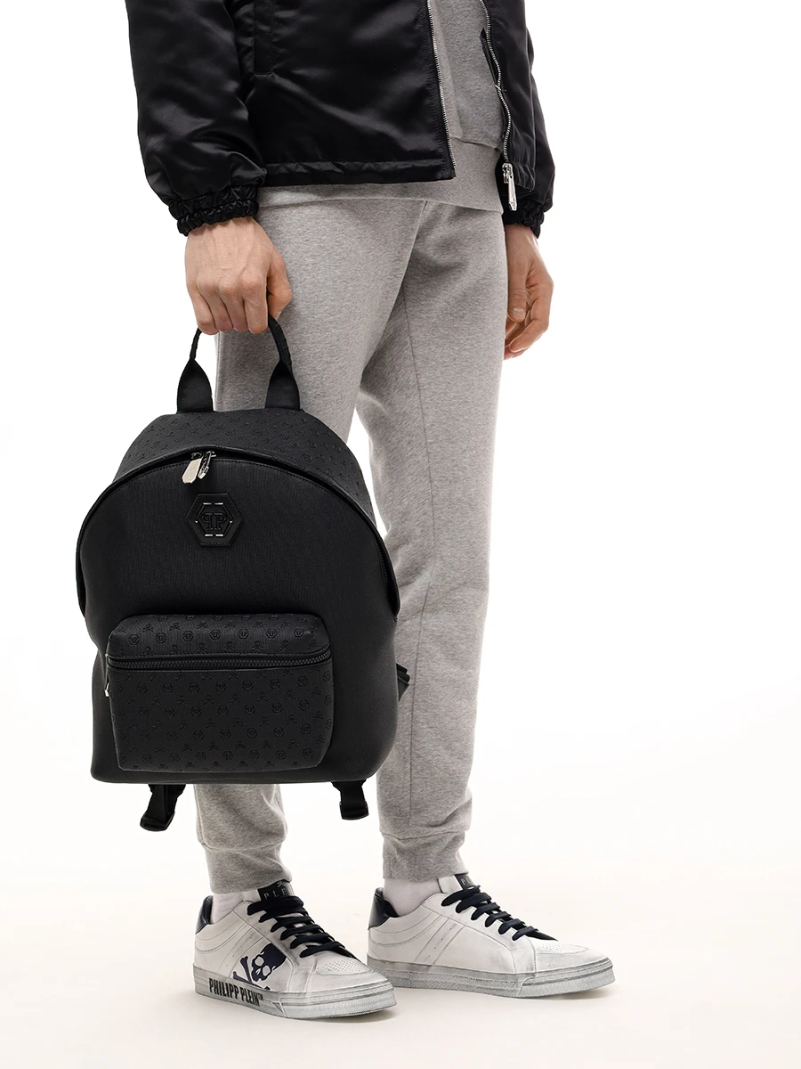 Рюкзак текстильный PHILIPP PLEIN MBA1458/02 Черный  Фото 2