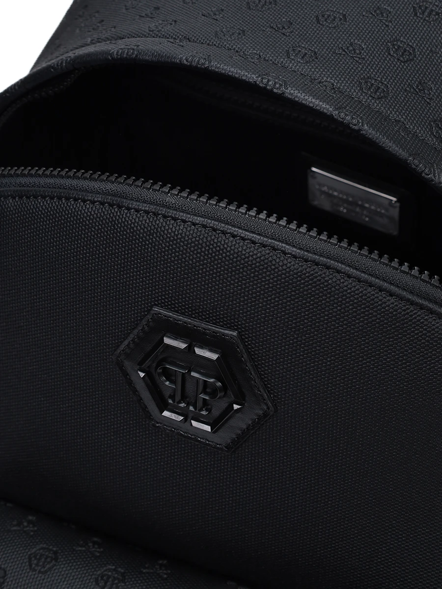Рюкзак текстильный PHILIPP PLEIN MBA1458/02 Черный  Фото 4