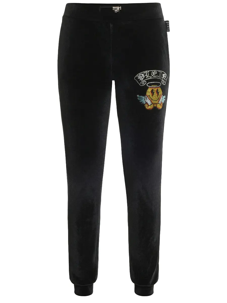 Джоггеры со стразами PHILIPP PLEIN WJT2068/02 Черный 