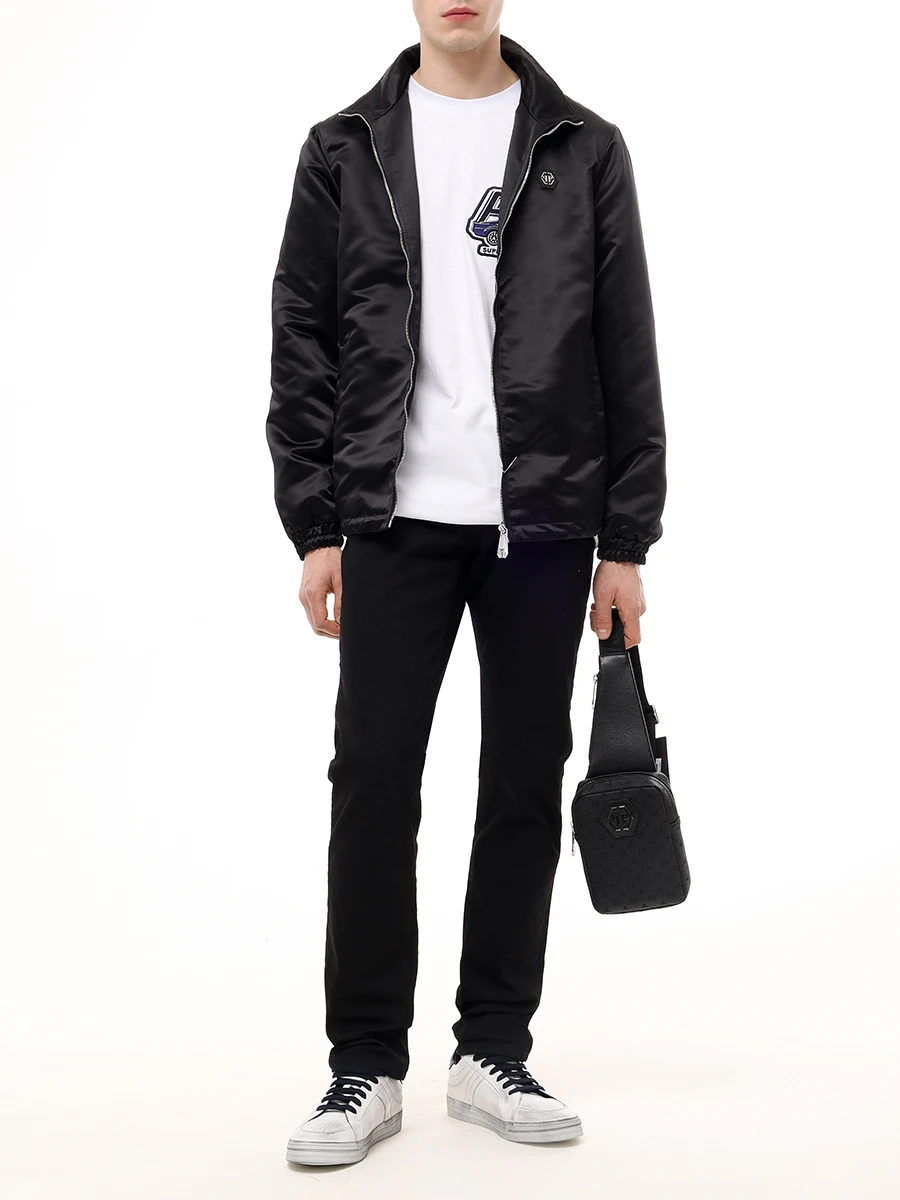 Футболка хлопковая PHILIPP PLEIN MTK8132/01 Белый  Фото 2