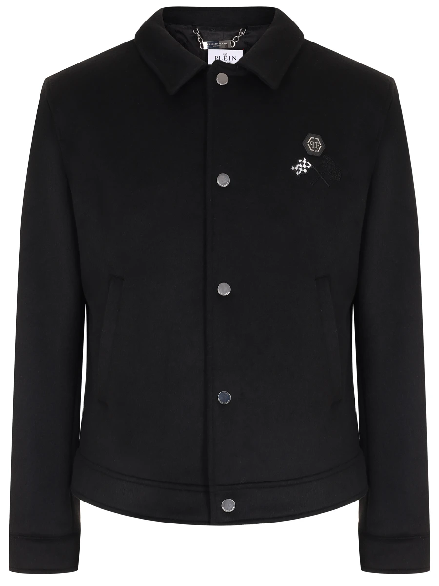 Куртка шерстяная PHILIPP PLEIN MRB2733/02 Черный 