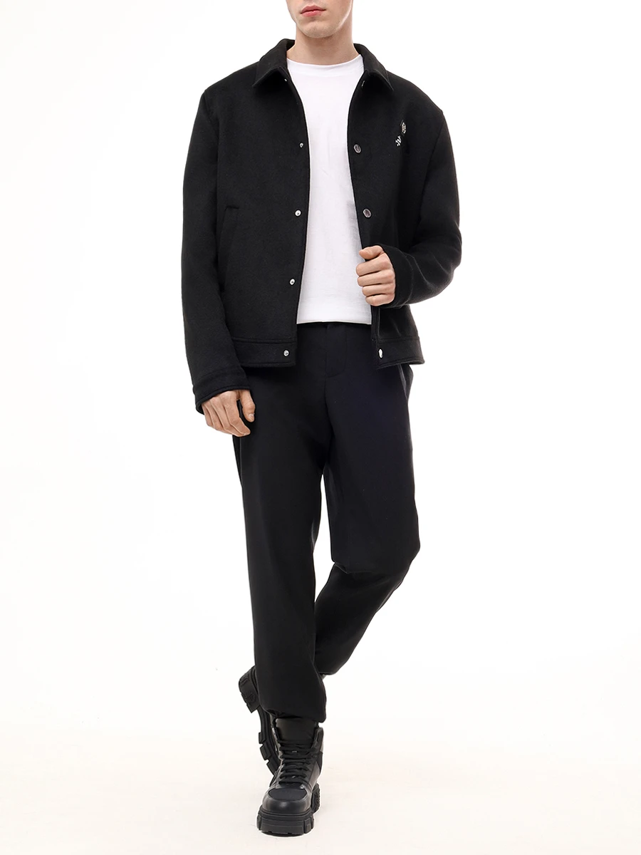 Куртка шерстяная PHILIPP PLEIN MRB2733/02 Черный  Фото 2
