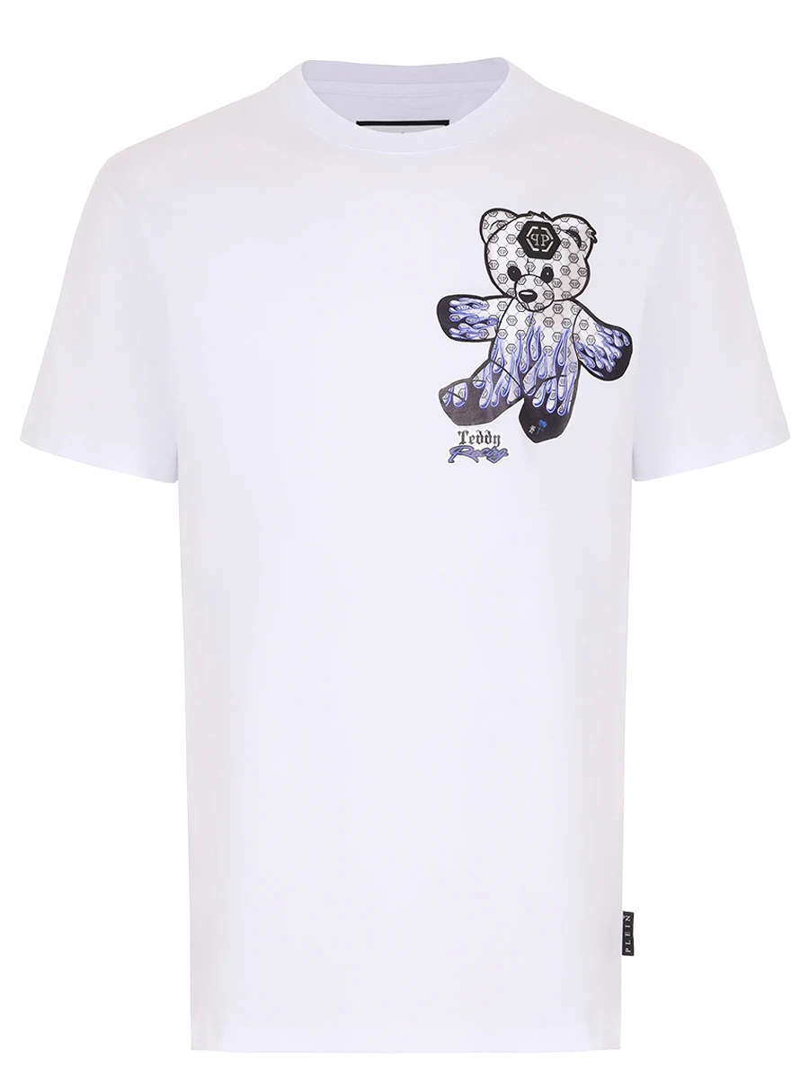 Футболка хлопковая PHILIPP PLEIN MTK8090/01 Белый 