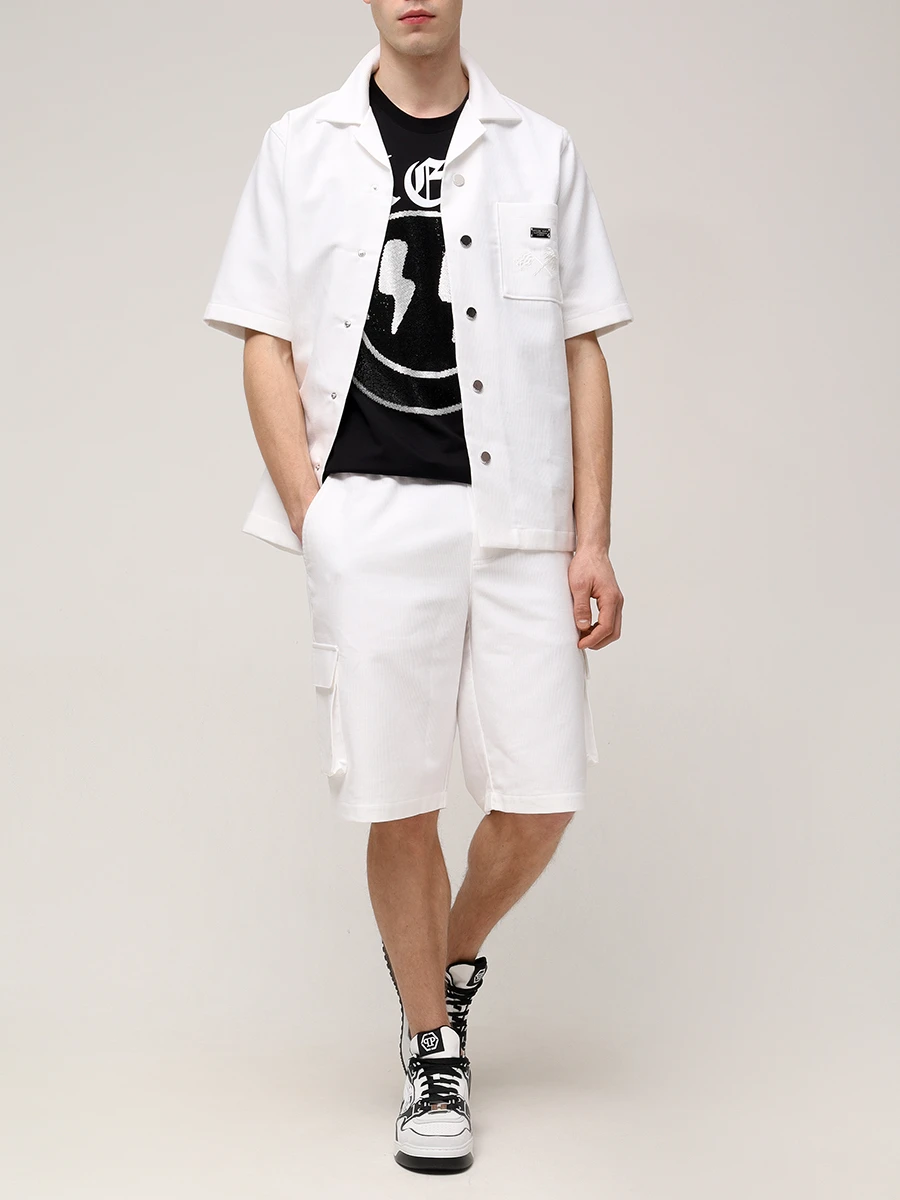 Футболка хлопковая PHILIPP PLEIN MTK8139/02 Черный  Фото 2
