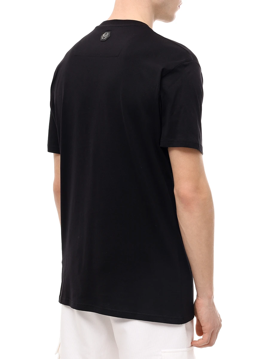 Футболка хлопковая PHILIPP PLEIN MTK8139/02 Черный  Фото 3