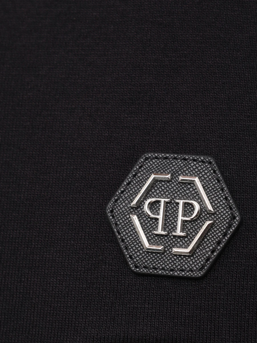 Футболка хлопковая PHILIPP PLEIN MTK8135/02 Черный  Фото 6