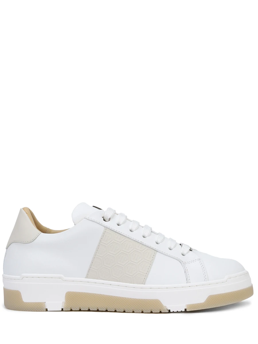 Кеды кожаные PHILIPP PLEIN USC0706/0106 Белый 