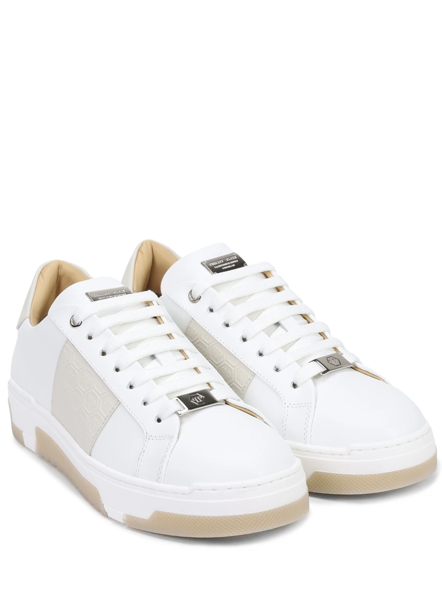 Кеды кожаные PHILIPP PLEIN USC0706/0106 Белый  Фото 2