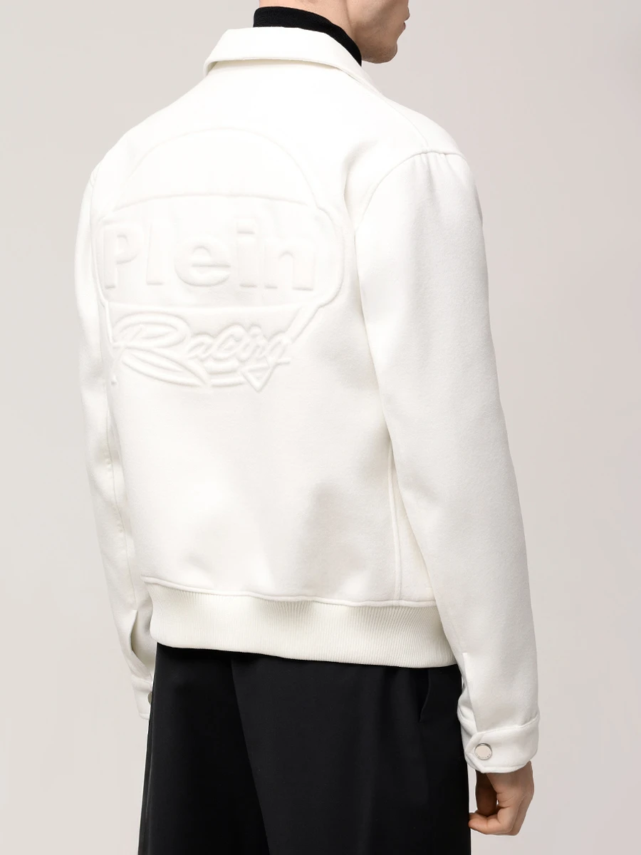 Куртка шерстяная PHILIPP PLEIN MRB2734/01 Белый  Фото 3
