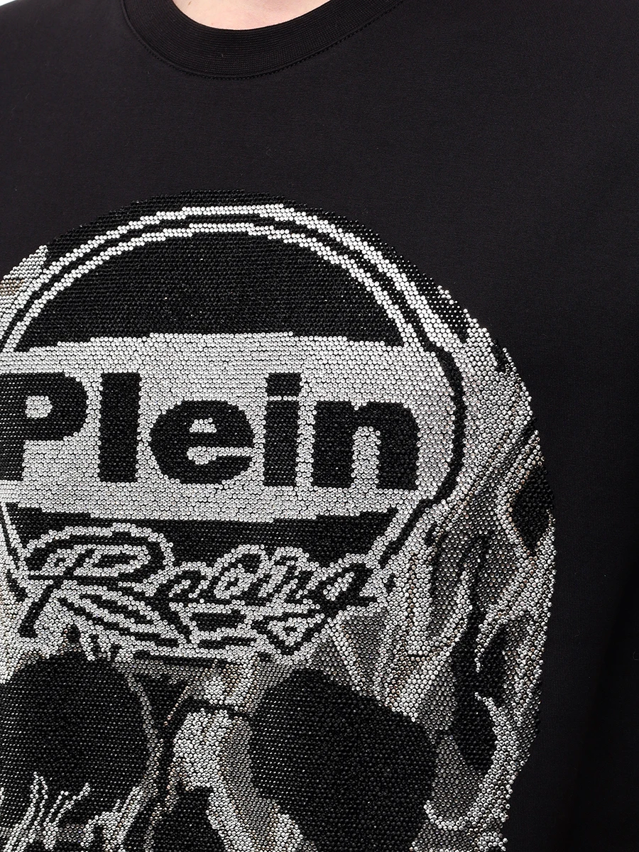 Футболка хлопковая PHILIPP PLEIN MTK8083/0201 Белый  Фото 5