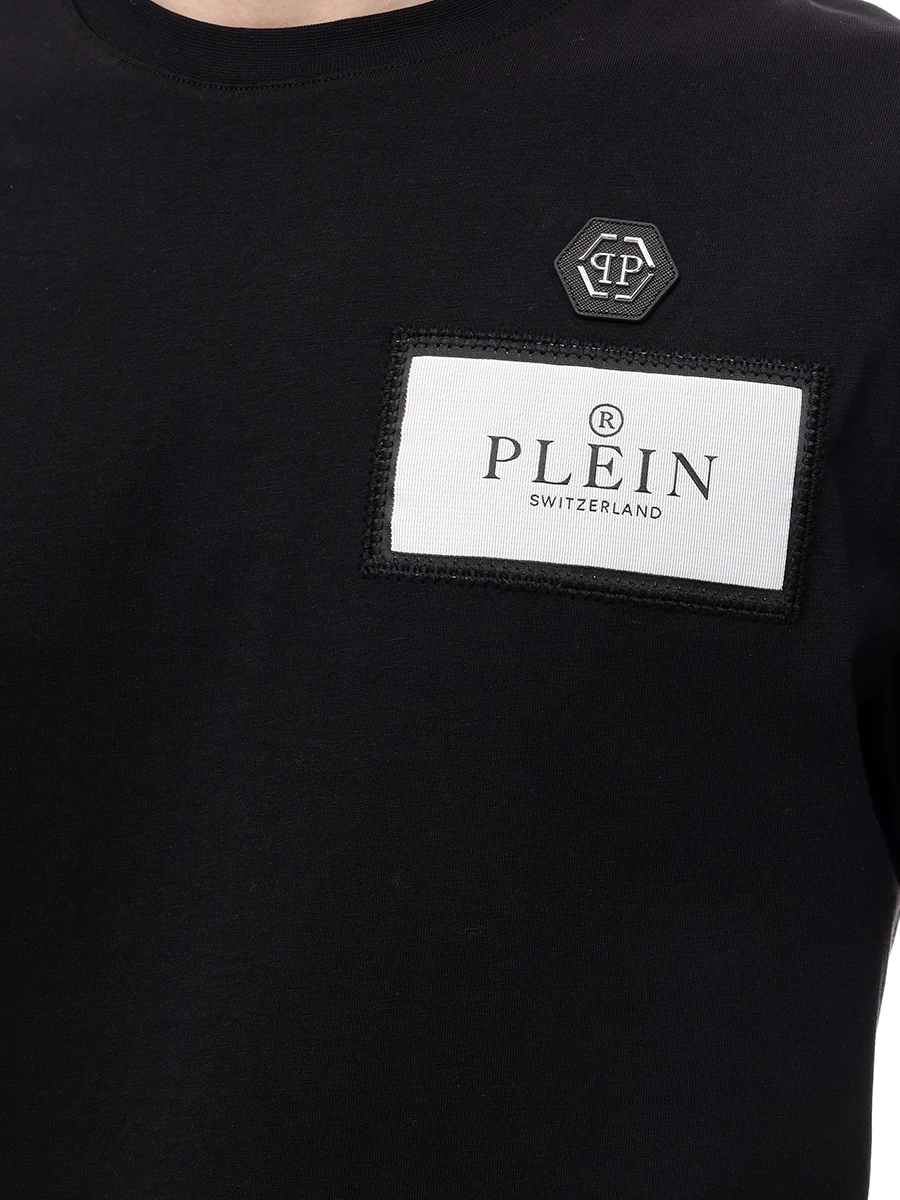 Футболка хлопковая PHILIPP PLEIN MTK8133/0202 Черный  Фото 5