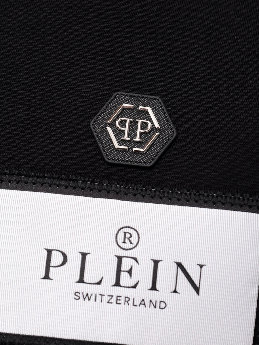 Футболка хлопковая PHILIPP PLEIN MTK8133/0202 Черный  Фото 6