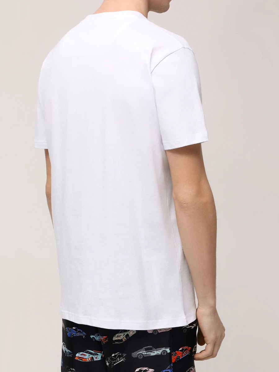 Футболка хлопковая PHILIPP PLEIN MTK8133/01 Белый  Фото 3