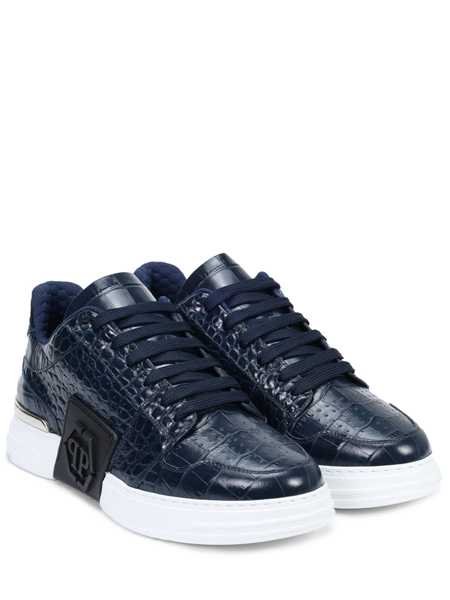Кеды кожаные PHILIPP PLEIN USC0695/14 Синий  Фото 2