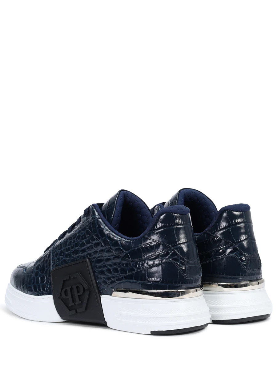 Кеды кожаные PHILIPP PLEIN USC0695/14 Синий  Фото 4