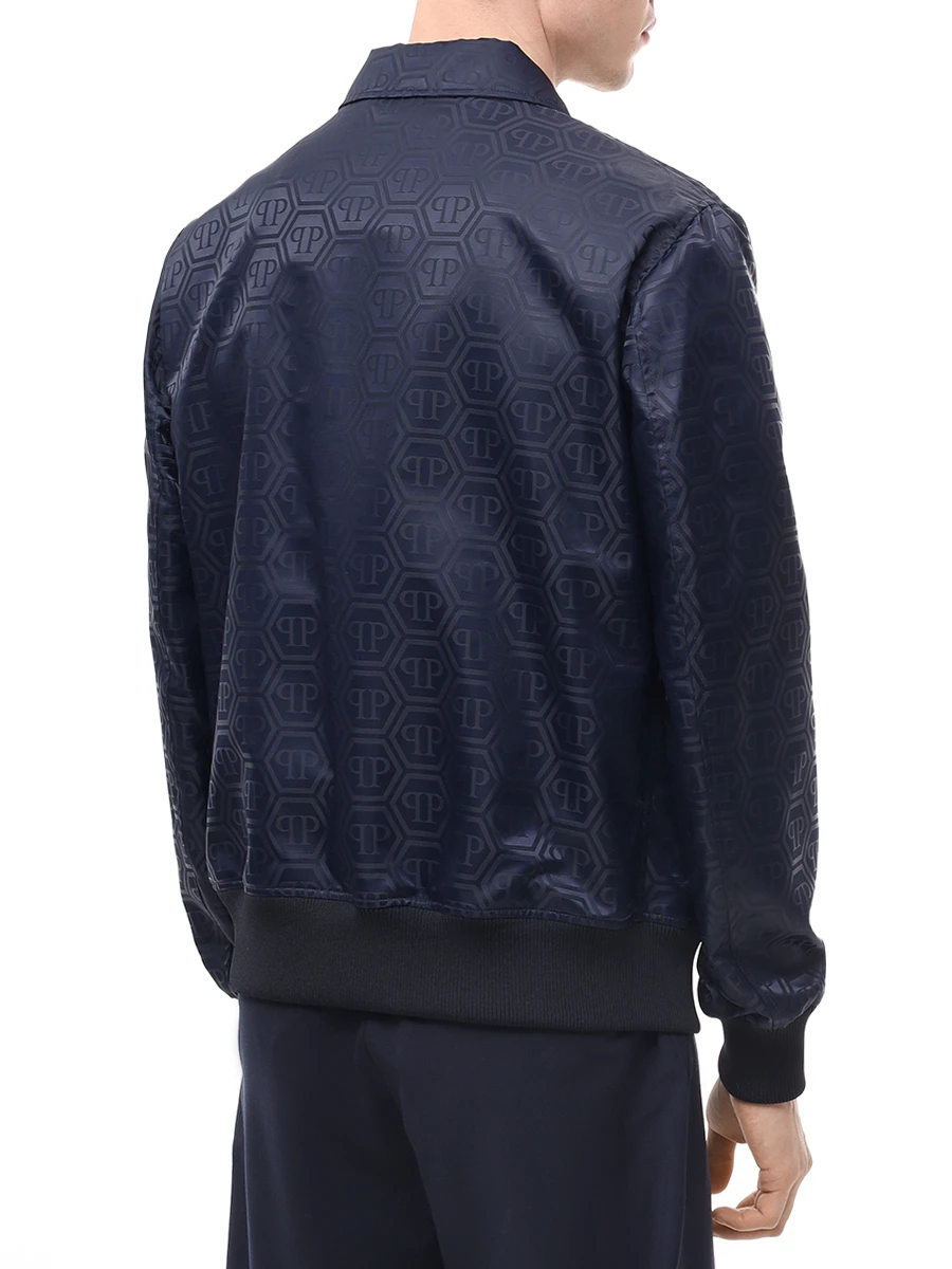 Куртка с принтом PHILIPP PLEIN MRB2601/14 Синий  Фото 3