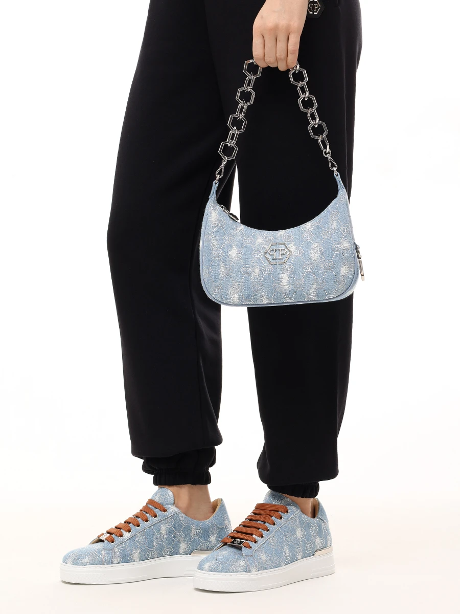 Сумка джинсовая PHILIPP PLEIN WBA2083/08 Деним  Фото 2
