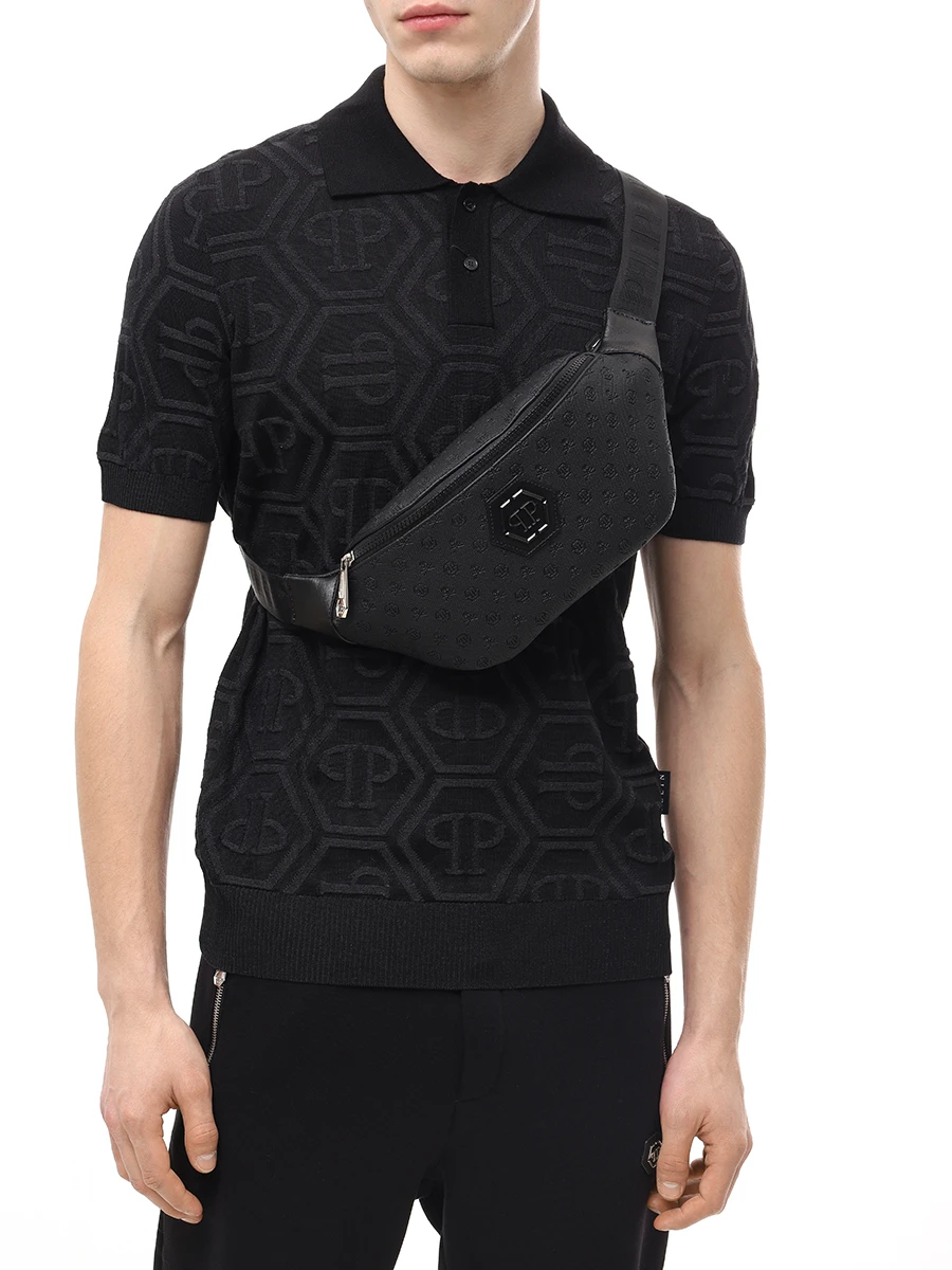 Сумка текстильная PHILIPP PLEIN MBA1454/02 Черный  Фото 2