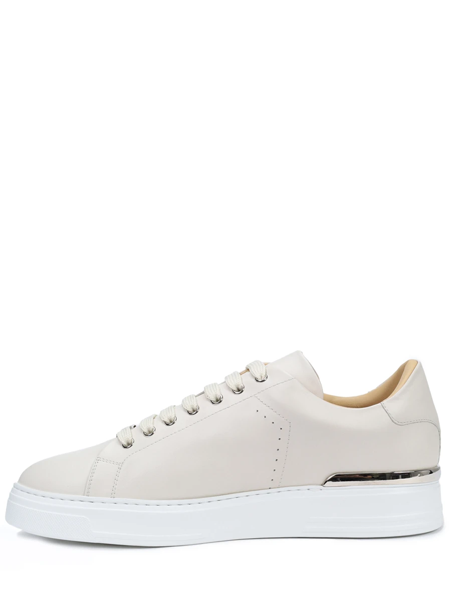 Кеды кожаные PHILIPP PLEIN USC0670/06 Бежевый  Фото 3