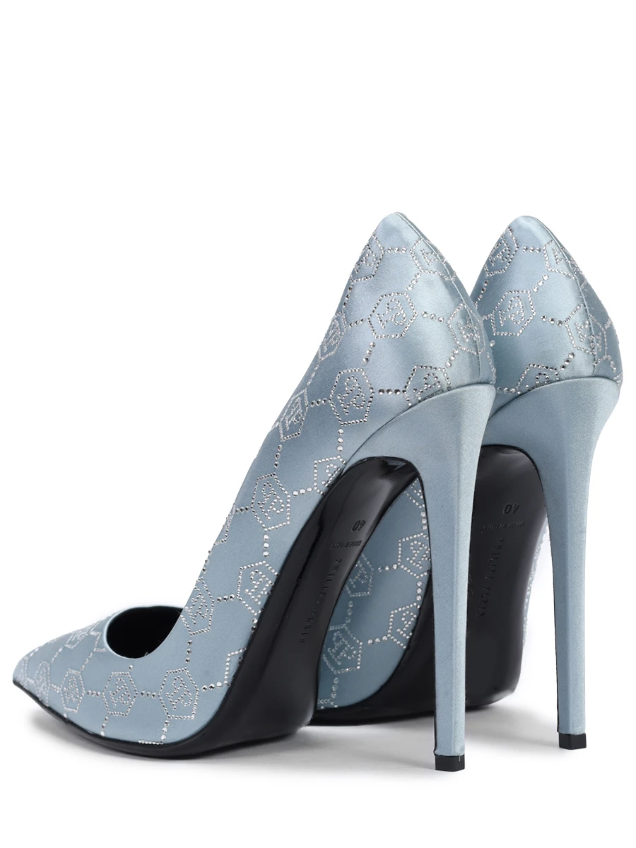 Туфли текстильные PHILIPP PLEIN WSD0612/07 Голубой  Фото 4