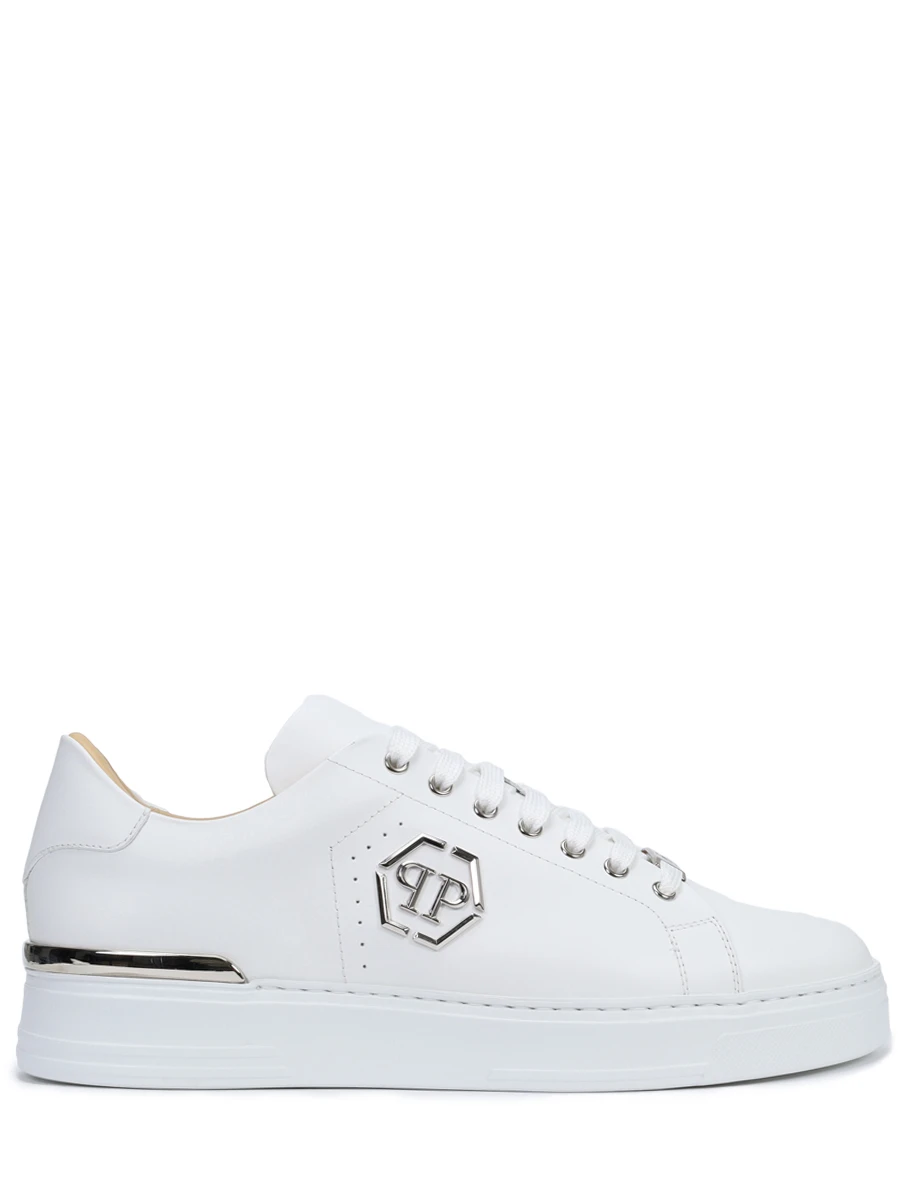 Кеды кожаные PHILIPP PLEIN USC0670/01 Белый 