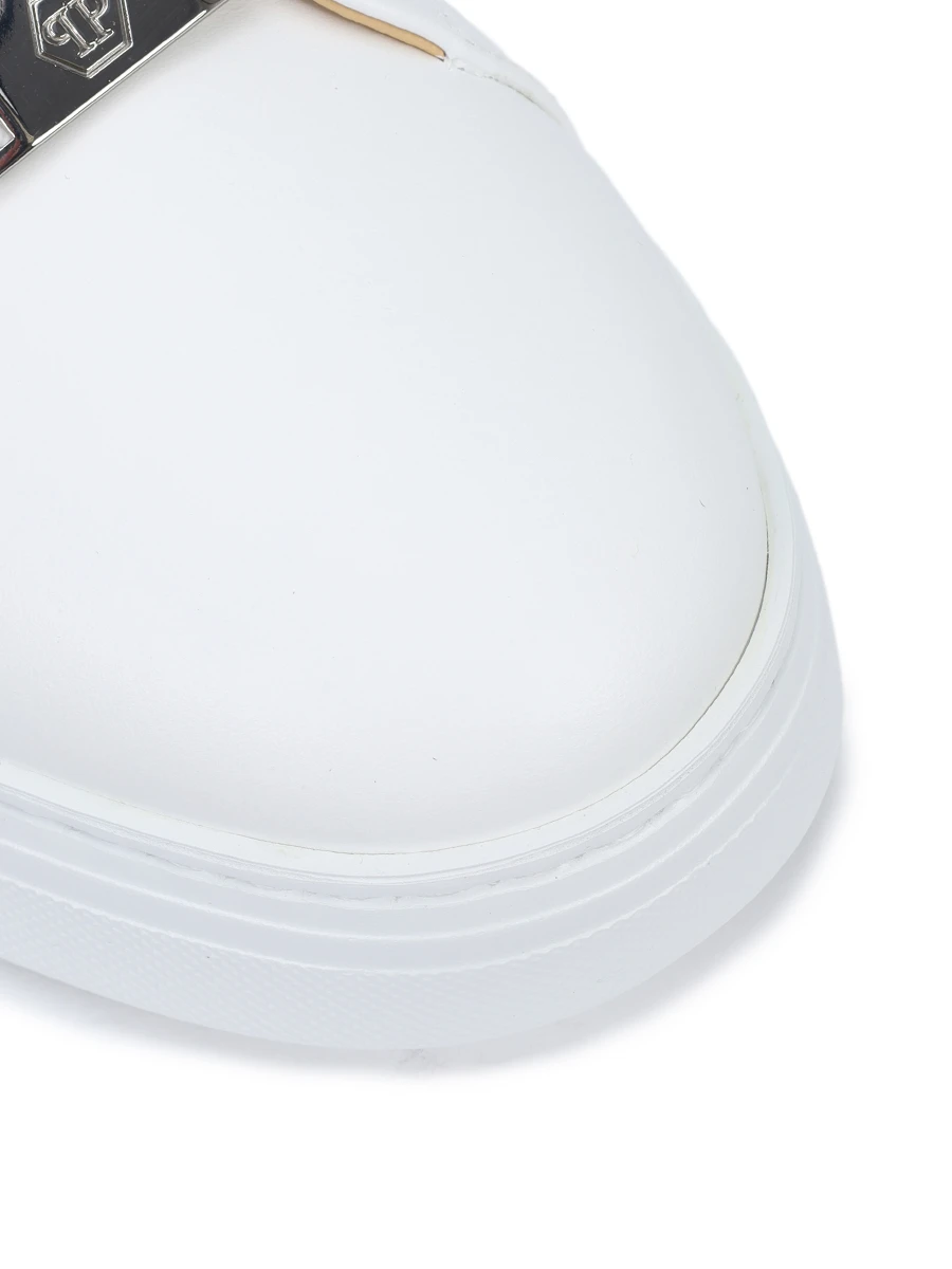 Кеды кожаные PHILIPP PLEIN USC0670/01 Белый  Фото 5