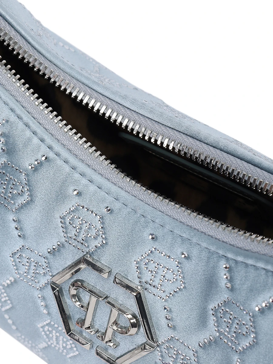Сумка текстильная PHILIPP PLEIN WBA2074/6007 Голубой  Фото 4