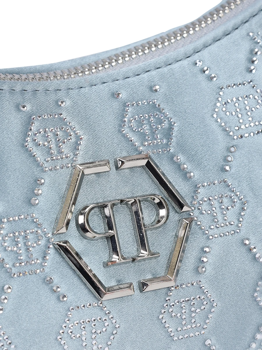 Сумка текстильная PHILIPP PLEIN WBA2074/6007 Голубой  Фото 5