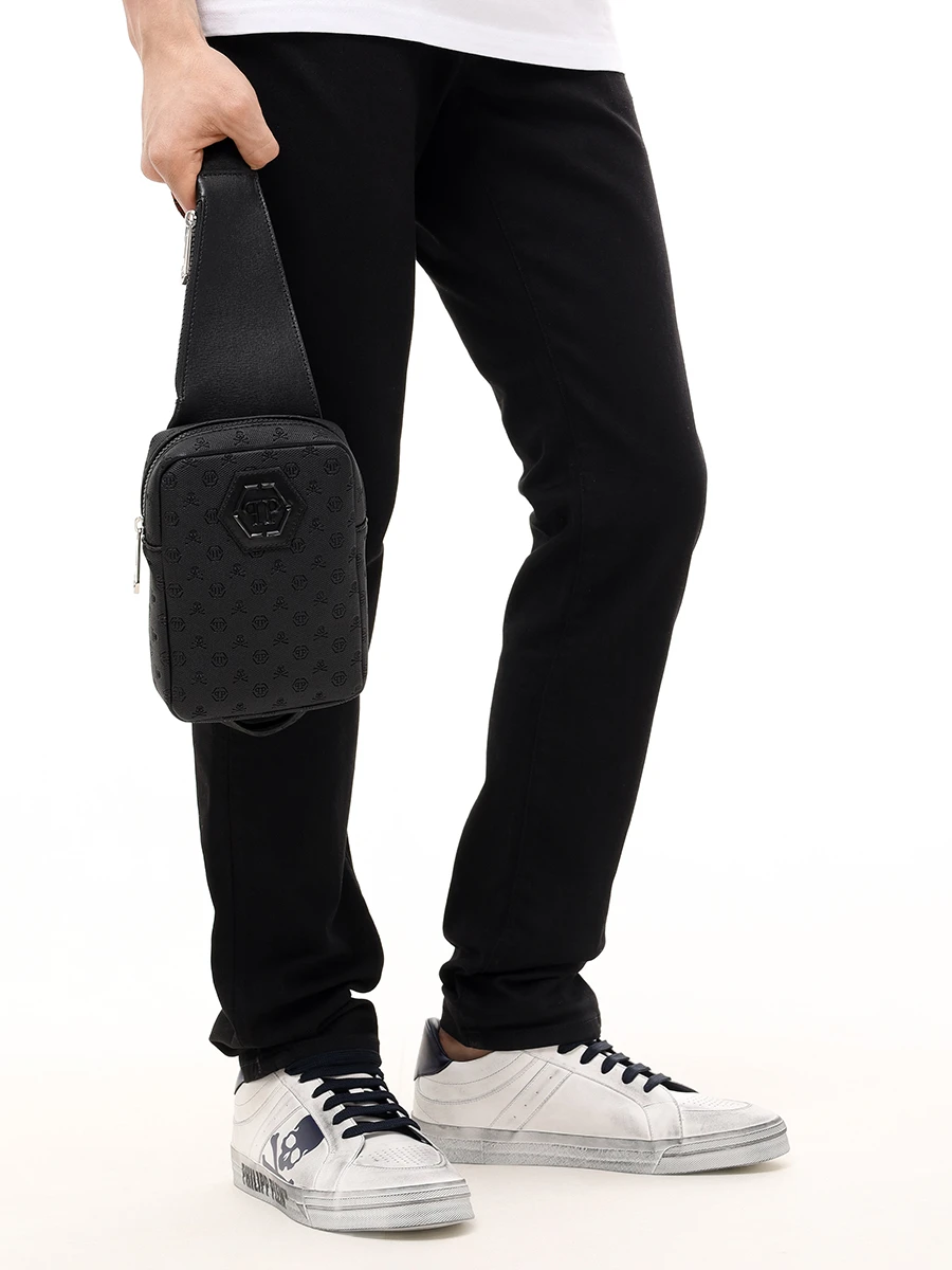 Сумка текстильная PHILIPP PLEIN MBA1450/02 Черный  Фото 2