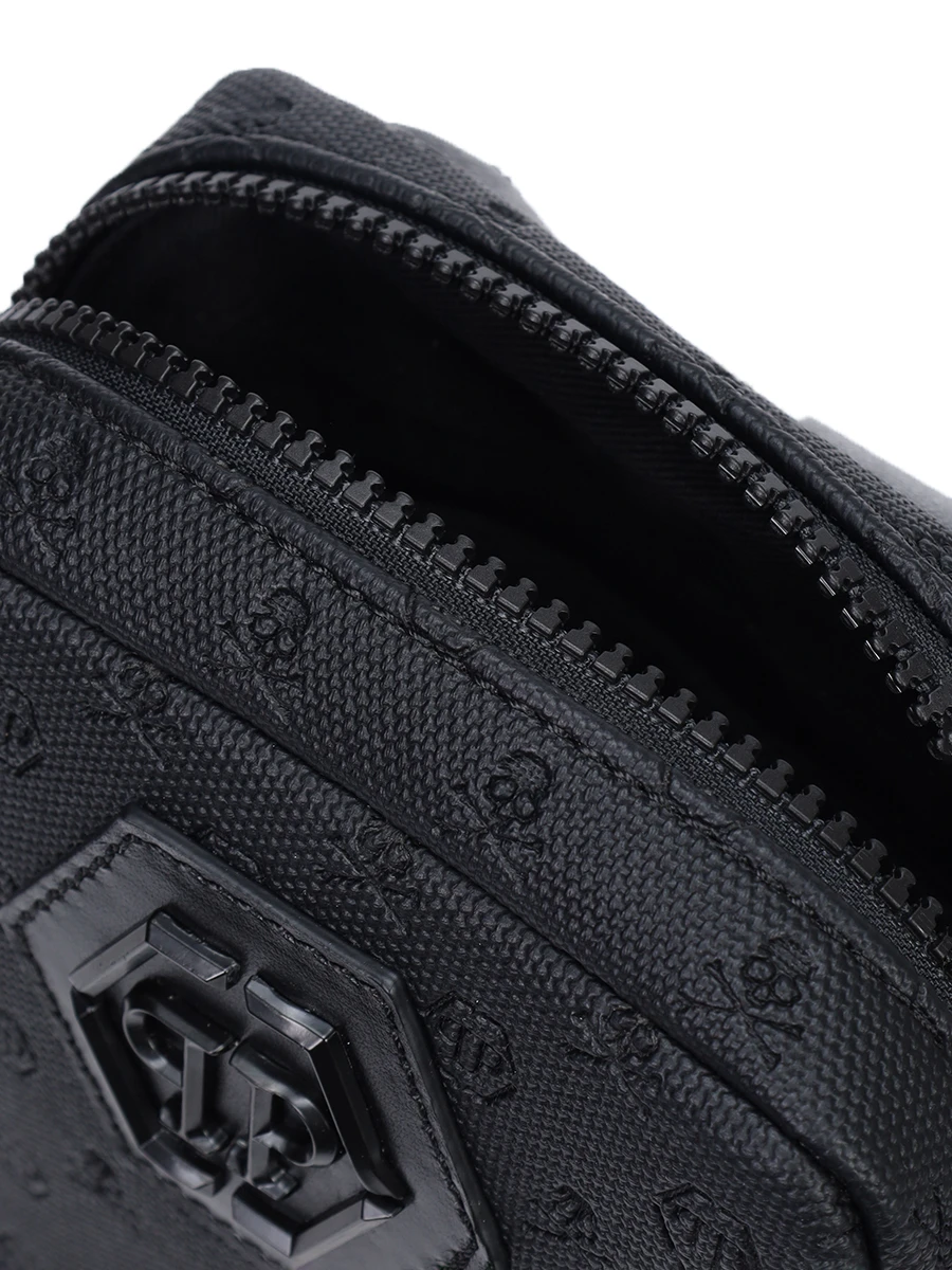 Сумка текстильная PHILIPP PLEIN MBA1450/02 Черный  Фото 4