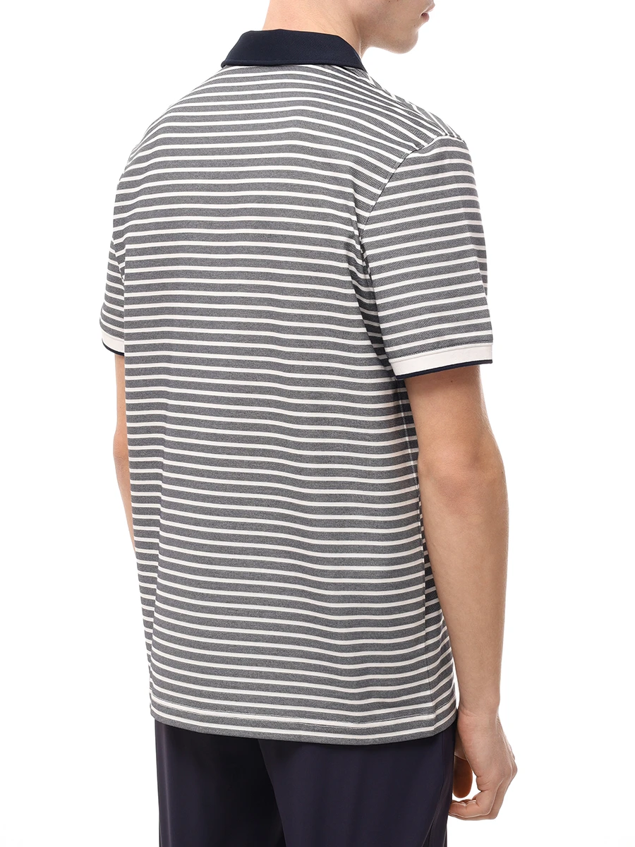 Поло Regular Fit хлопковое Timo BOGNER 58158760/S47 TIMO-5F Полоска  Фото 3