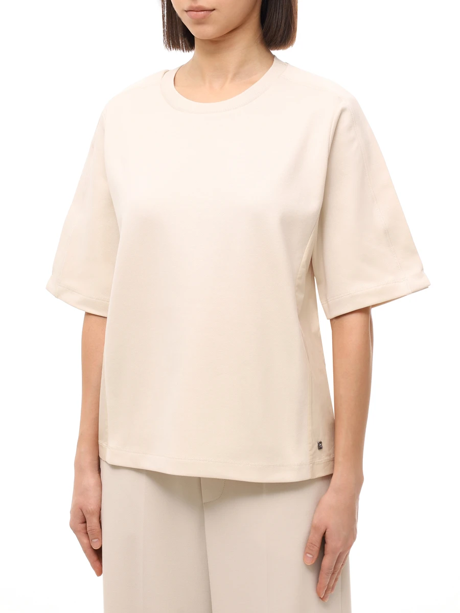 Футболка хлопковая Gilla BOGNER 56878853/106 GILLA Кремовый  Фото 4