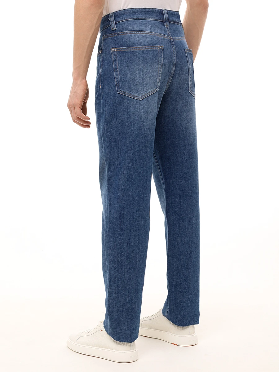Джинсы Regular Fit хлопковые Brian BOGNER 18528915/420 BRIAN-G Голубой  Фото 3