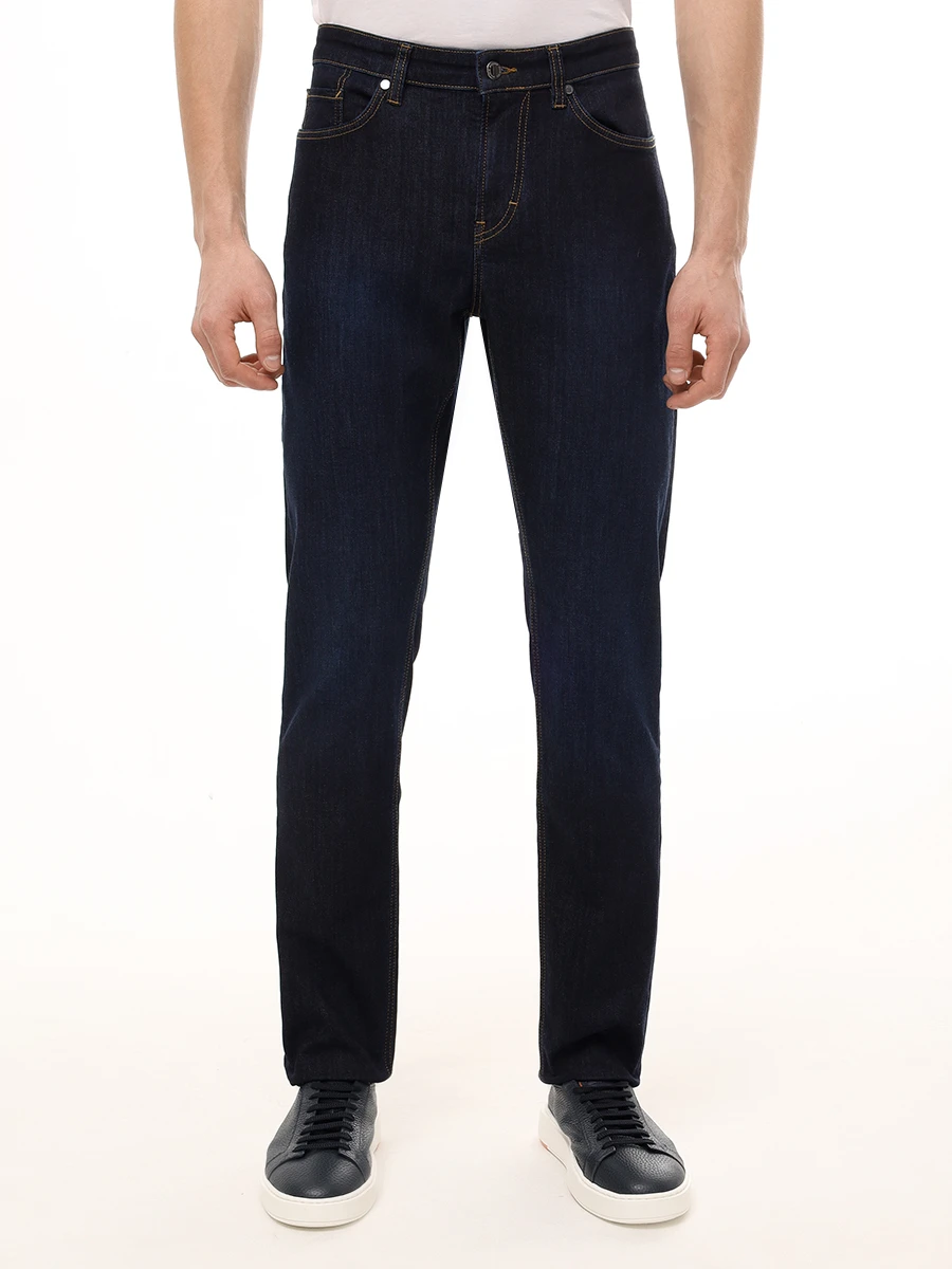Джинсы Regular Fit хлопковые Rob BOGNER 18287304/434 ROB-G Деним  Фото 4