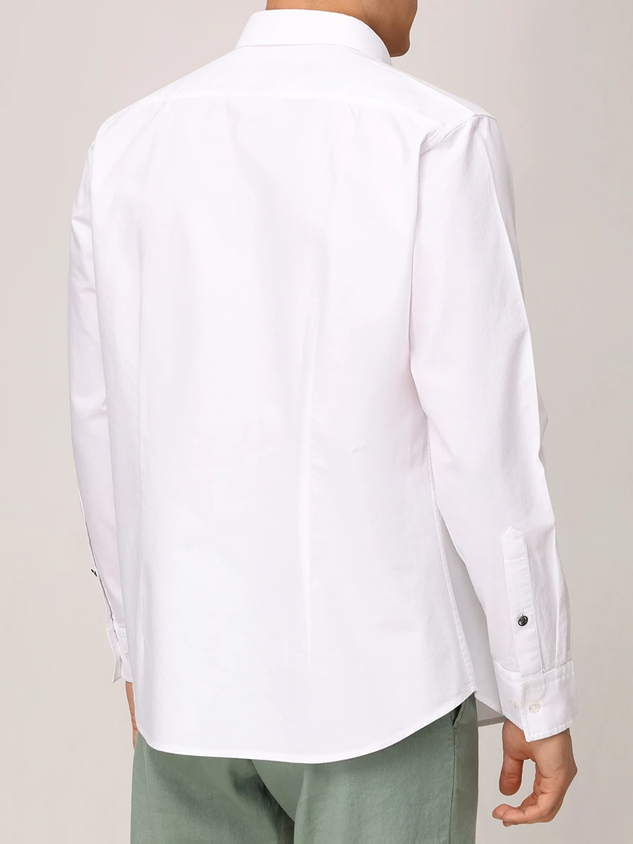 Рубашка Slim Fit хлопковая Timi BOGNER 58679212/031 Белый  Фото 3