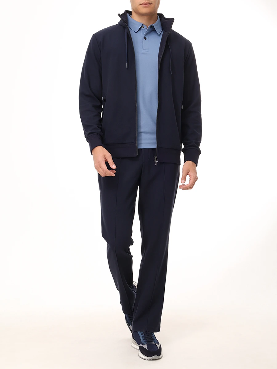 Поло Regular Fit хлопковое Timo BOGNER 58162727/348 Голубой  Фото 2