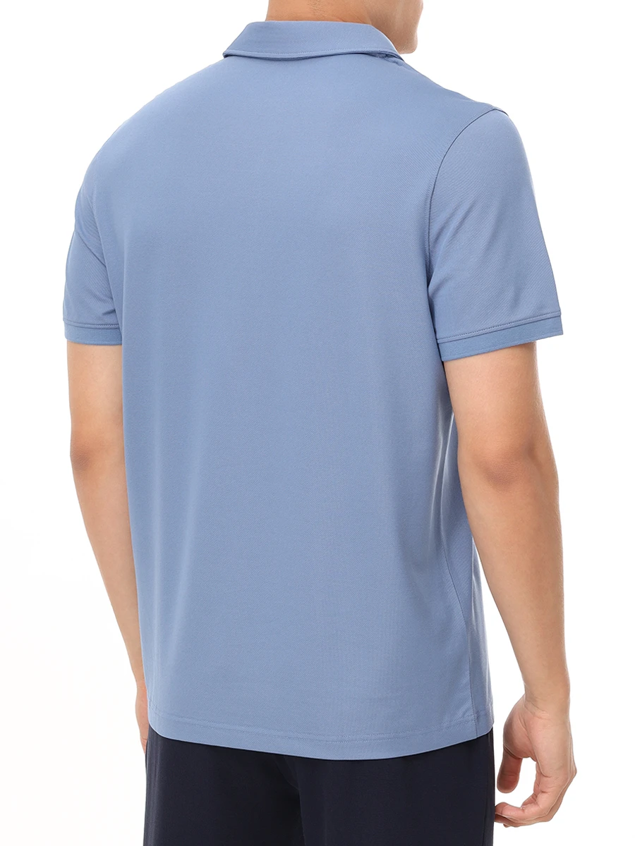 Поло Regular Fit хлопковое Timo BOGNER 58162727/348 Голубой  Фото 3