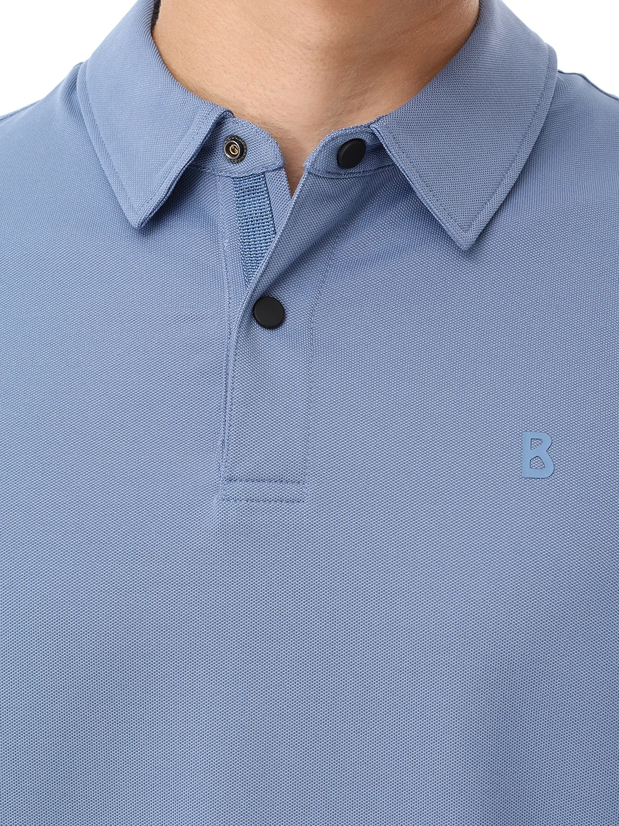 Поло Regular Fit хлопковое Timo BOGNER 58162727/348 Голубой  Фото 5