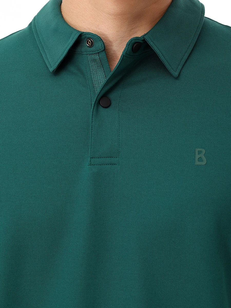 Поло Regular Fit хлопковое Timo BOGNER 58162727/247 Зеленый  Фото 5
