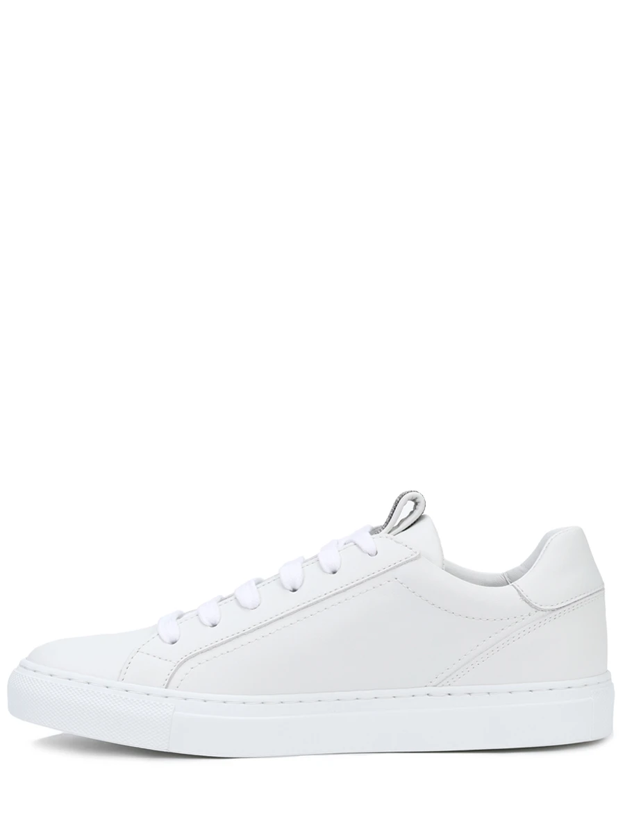 Кеды кожаные BRUNELLO CUCINELLI MZGSG2525 C7592 Белый  Фото 3