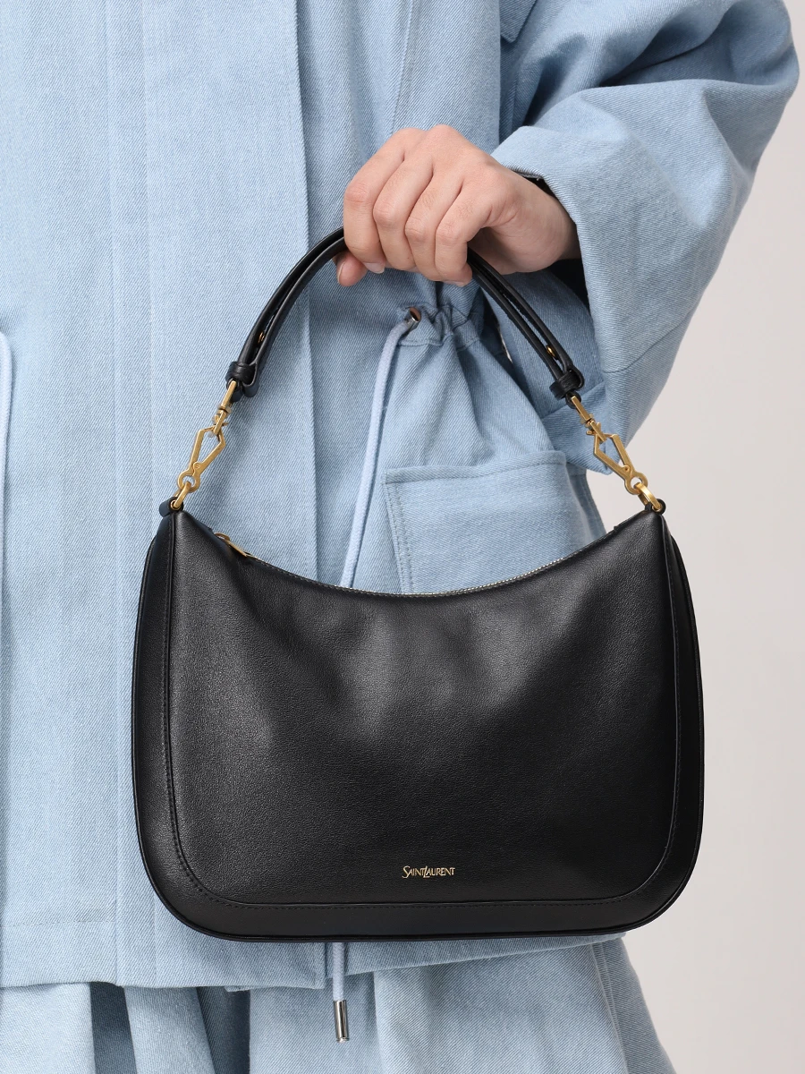 Сумка кожаная SAINT LAURENT 808183-AADY4-1000 Черный  Фото 3