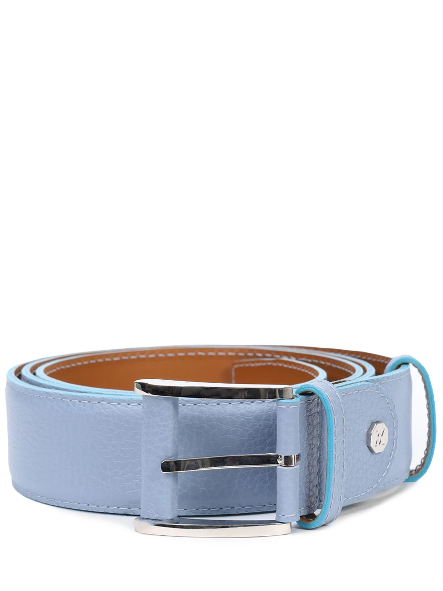 

Ремень кожаный, Голубой, BELTS