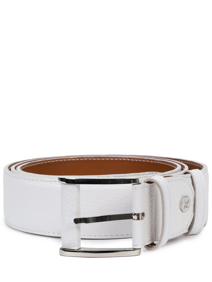 Ремень кожаный ARTIOLI BELTS Белый 