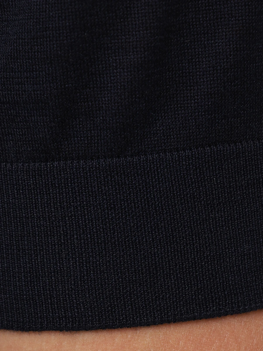 Поло из шелка и хлопка BRUNELLO CUCINELLI MNB805405 C2425 Синий  Фото 6