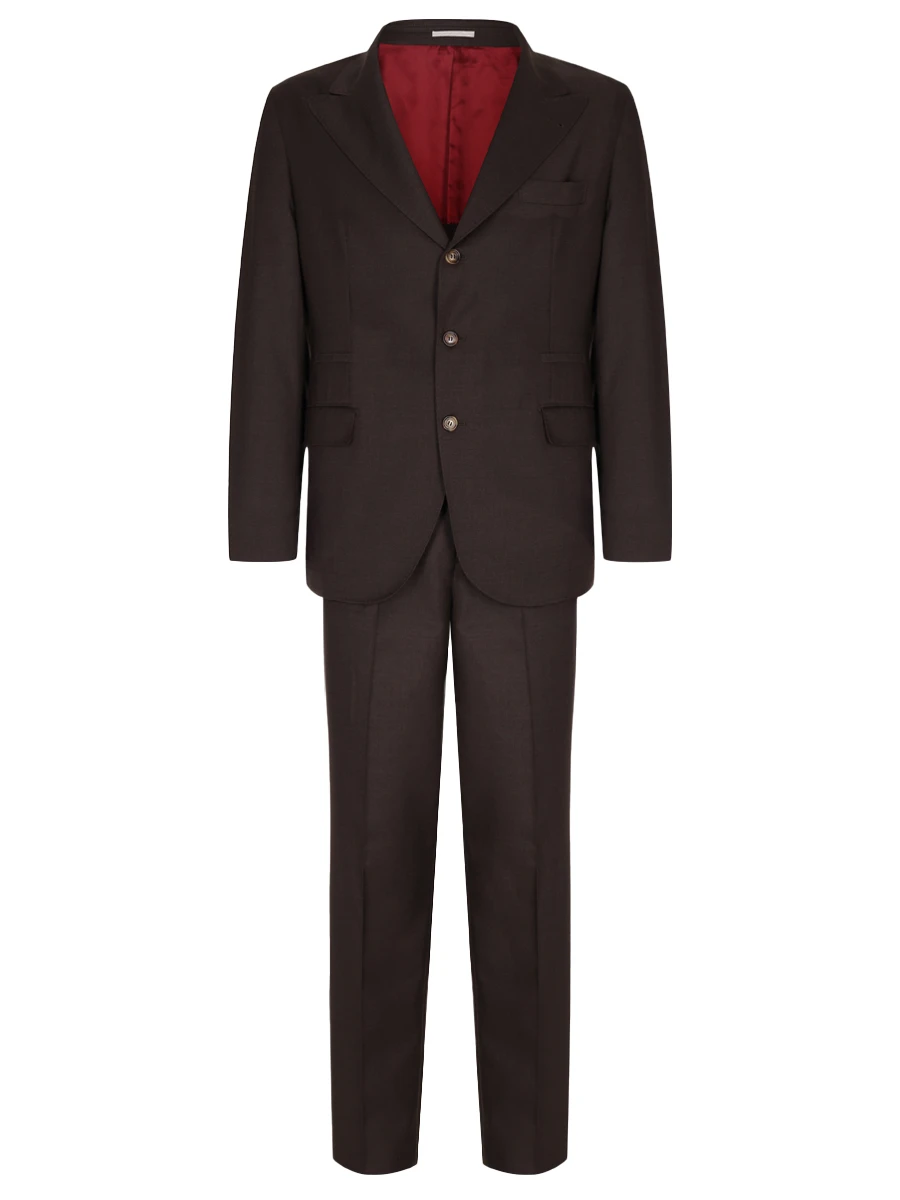 

Костюм шерстяной, Коричневый, MB423LDFV C280